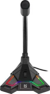 Микрофон игровой DEFENDER PITCH GMC200 LED Настольный-0