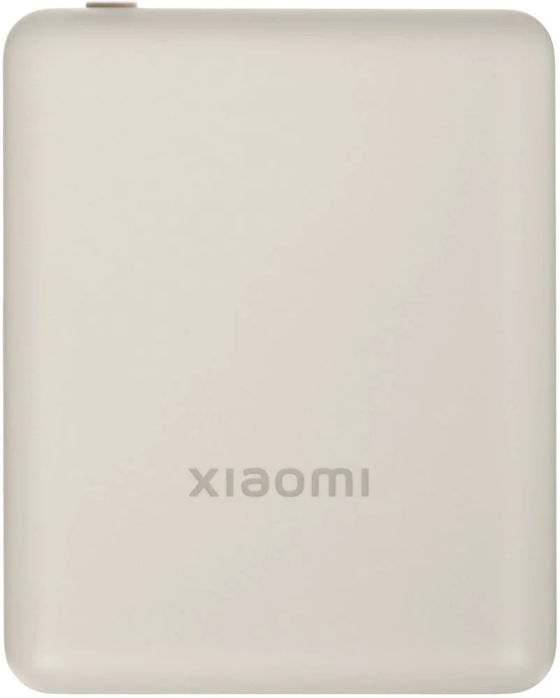 Портативная батарея Xiaomi Power Bank 33W 10000mAh, встроенный кабель, бежевый (BHR9333GL)-1