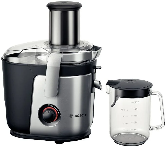 Соковыжималка Bosch MES4000 (1000 Вт/ центробежная/ скоростей - 2/ 1500 мл/ корпус - металл)-0