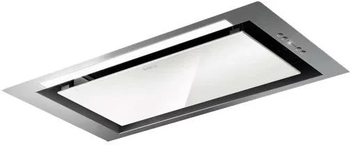 Вытяжка полновстраиваемая Elica Hidden 2.0 IXGL/A/72(90) (1300 м³/ч / 280 Вт / LED освещение 1x7 Вт / ширина - 72.4 см / белое стекло + нерж.)-1