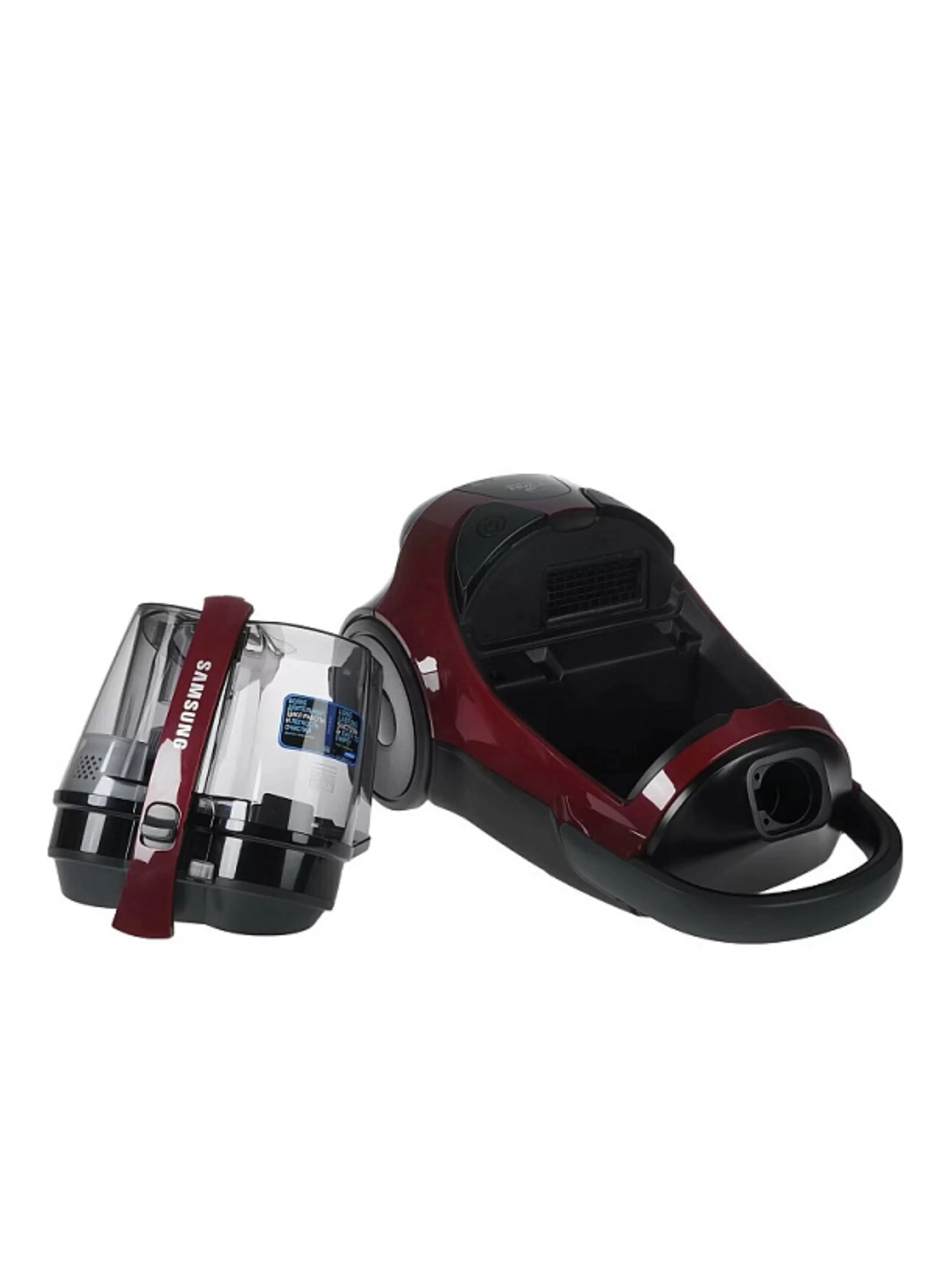 Пылесос Samsung VCC885FH3P (2200/430 Вт, контейнер 2л, бордовый, турбощётка)-5