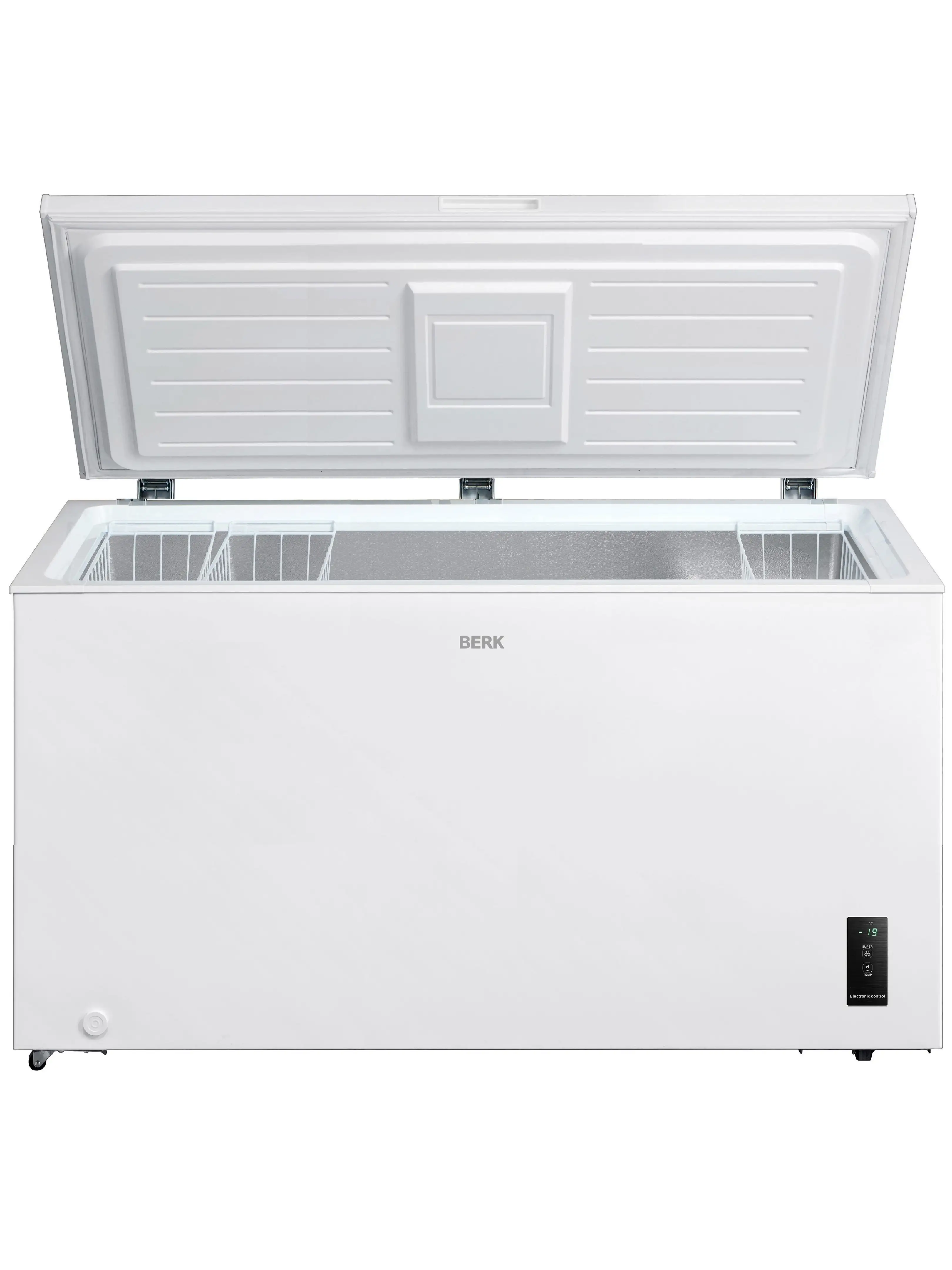 Морозильный ларь Berk BCF-418E W (Объем - 418 л / Высота - 82,5см / Ширина - 141,6 см / A++ / Белый / статическая система)-1