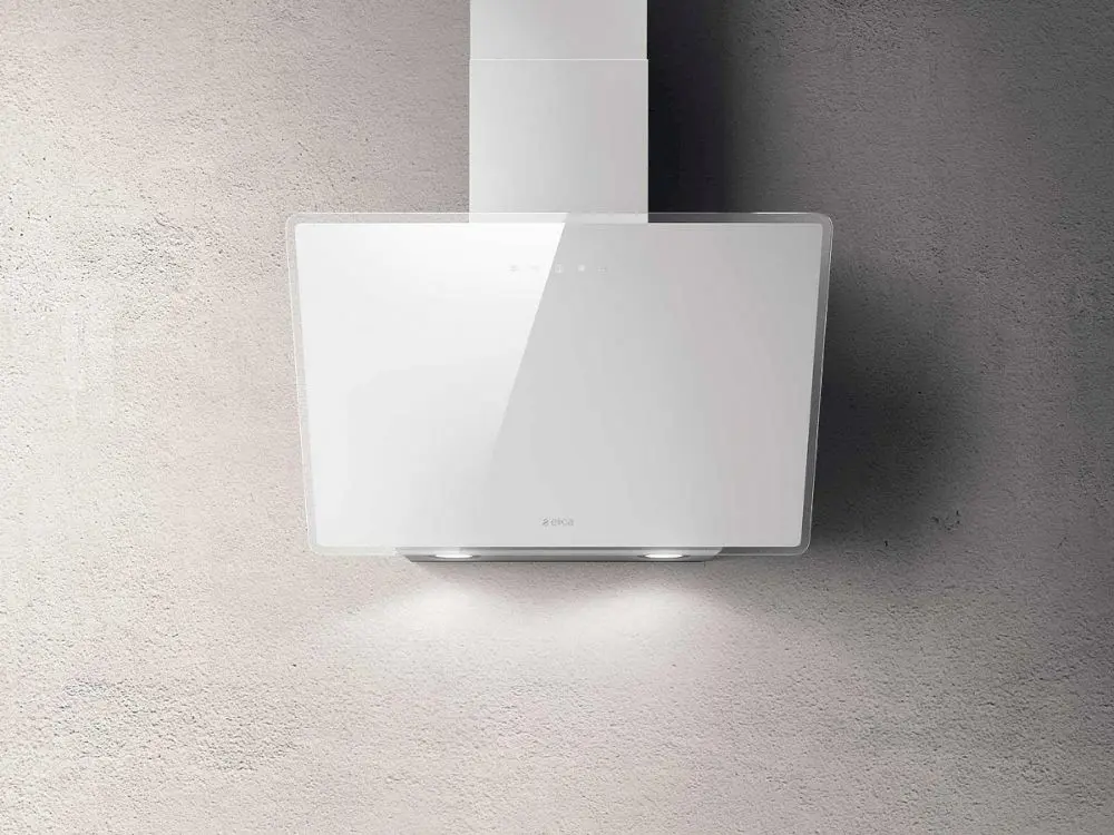 Вытяжка наклонная Elica Shire WH/A/60 (1200 м³/ч / 232 Вт / LED освещение 2x1.5 Вт / ширина - 59.8 см / белое стекло)-0