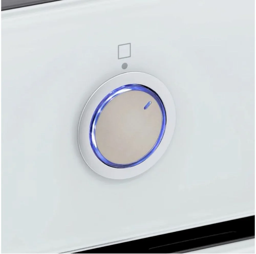 Духовой шкаф KRONA LYRA 45 WH (Узкий, 45 см / 45 л / до 260 °C / Белое стекло / Телескоп. напр. (x1) / Гриль / А)-9