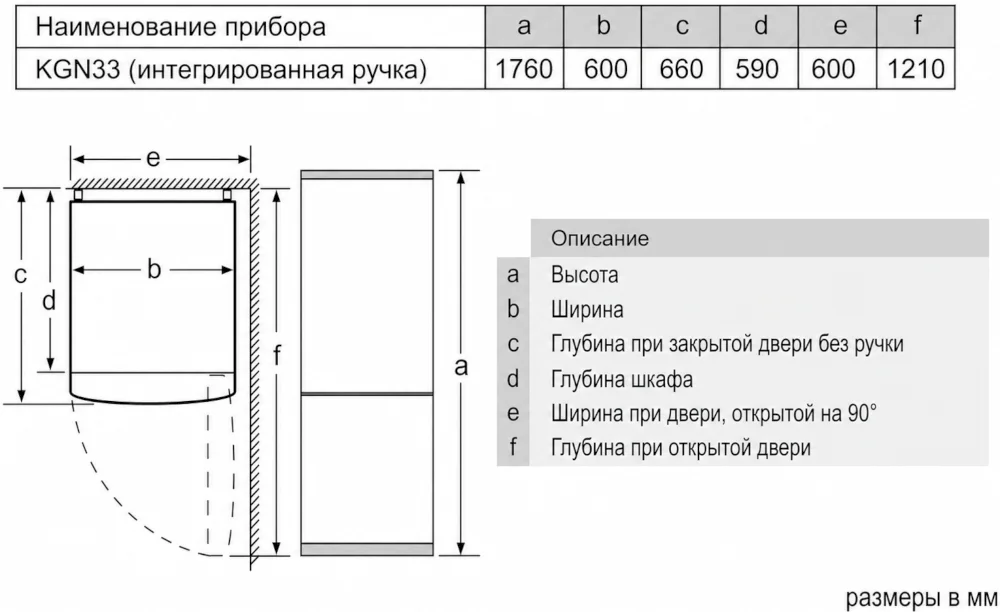 Холодильник Bosch KGN33NLEB (Serie2 / Объем - 282 л / Высота - 176 см / A++ / Нерж. сталь / NoFrost)-6