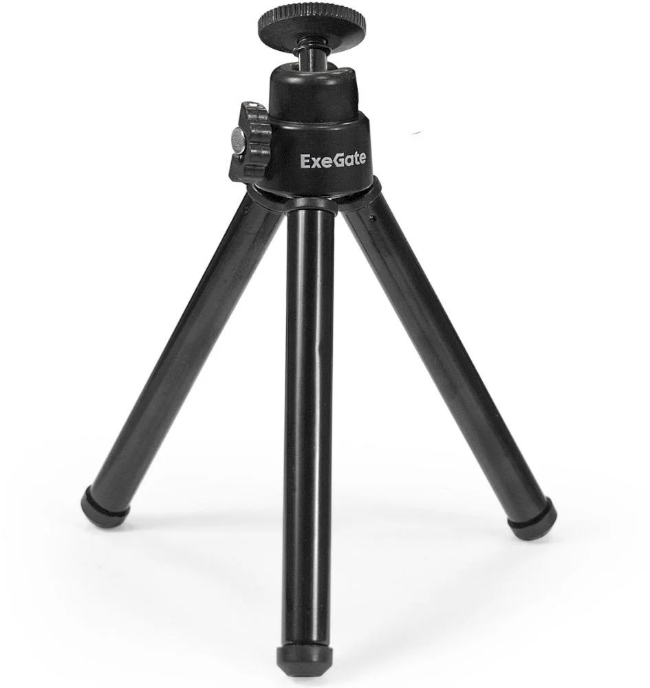 Штатив телескопический ExeGate Tripod Tele Bal походит для Web и Action камер-0