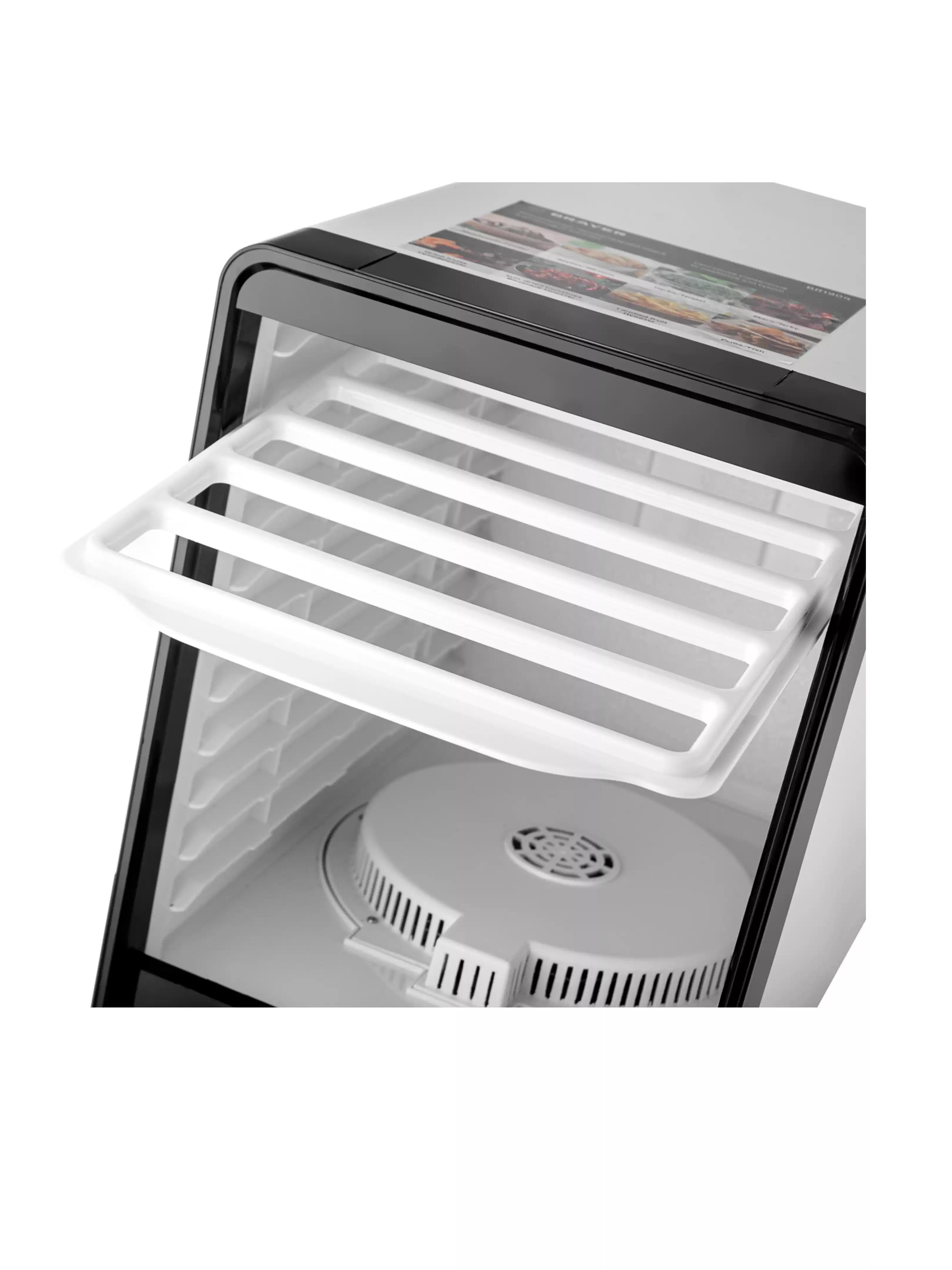 Сушилка для овощей Brayer BR1904 (550 Вт, 40-70°C, 10 секций, регулировка температуры, дисплей, таймер)-3