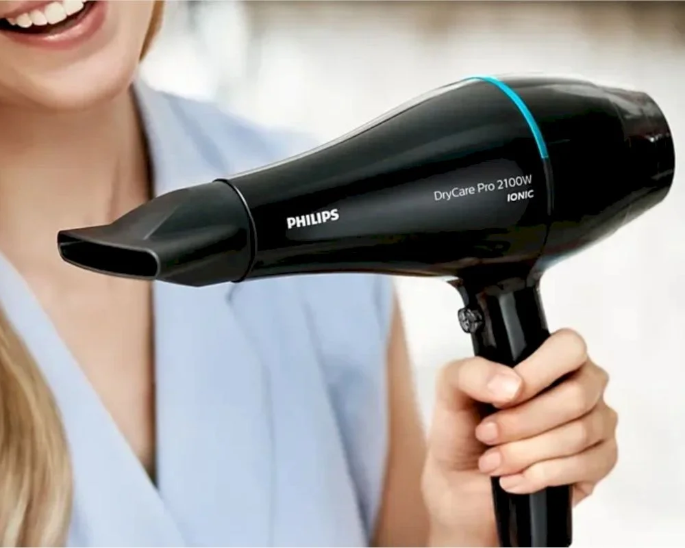 Фен Philips BHD272/00 (полноразмерный / 2100 Вт / 4 режима / холодный воздух / шнур - 1,8 м / AC мотор)-5