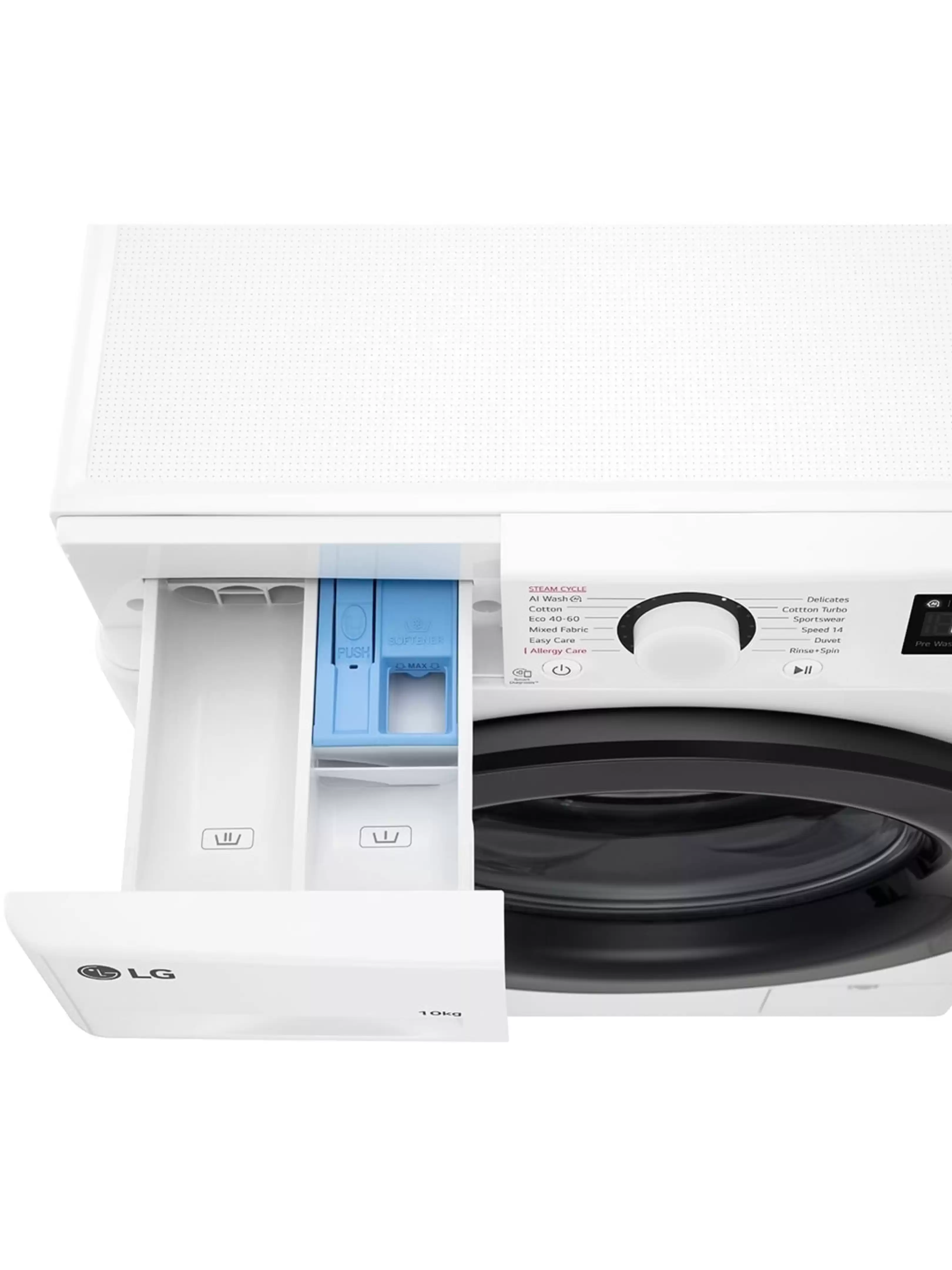 Стиральная машина LG F4WR510SBW (56,5см / 10кг / 1400об / пар / AI DD / Steam / Smart Diagnosis / Inverter Direct Drive / A+++)-6