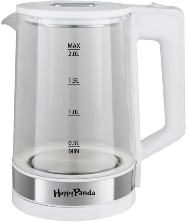Чайник Happy Panda HP-2700W (1800 Вт / 2 л / стекло/ белый)-0