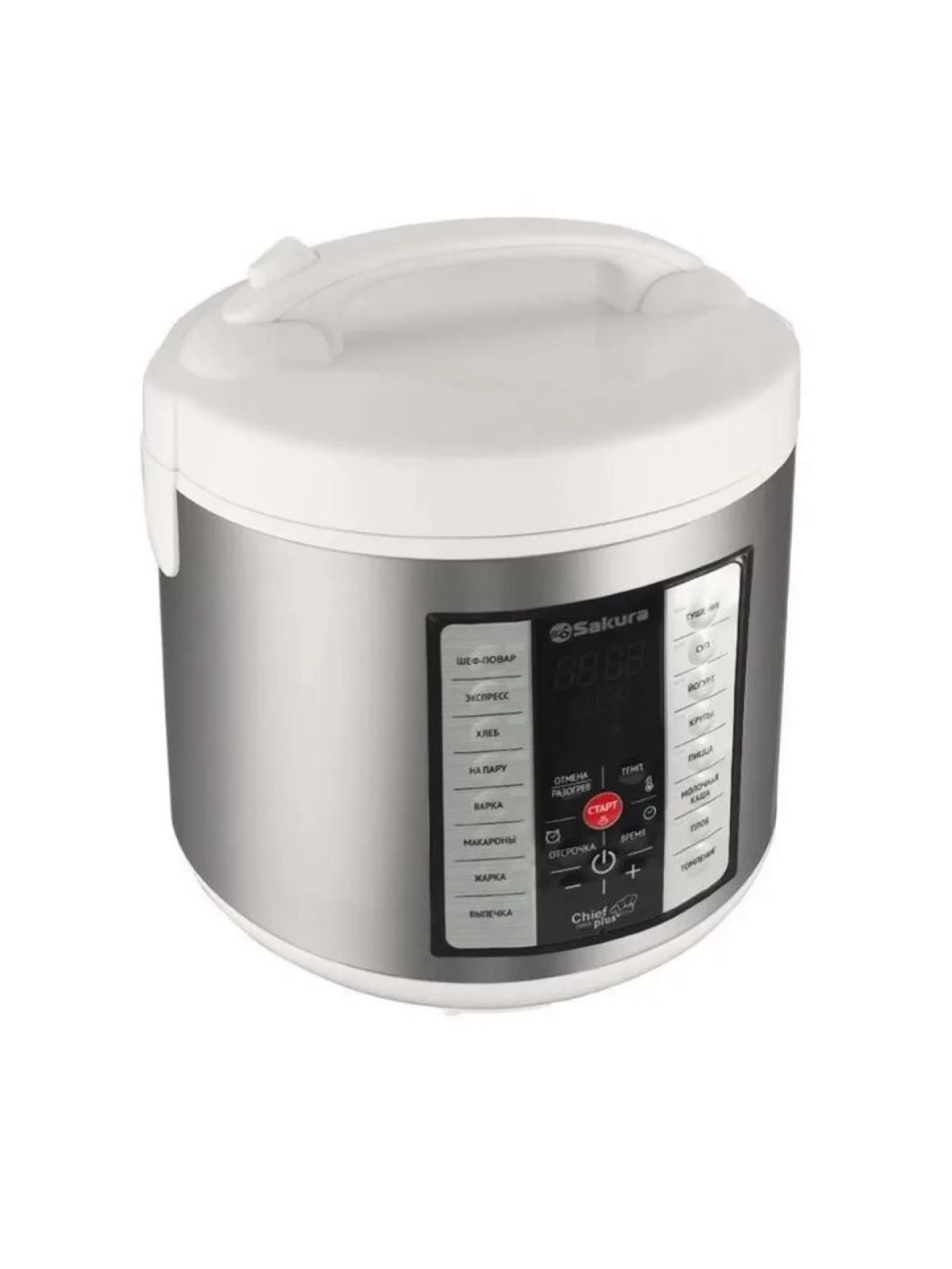 Мультиварка Sakura SA-7766W (5л / 860 Вт / 16 программ)-1