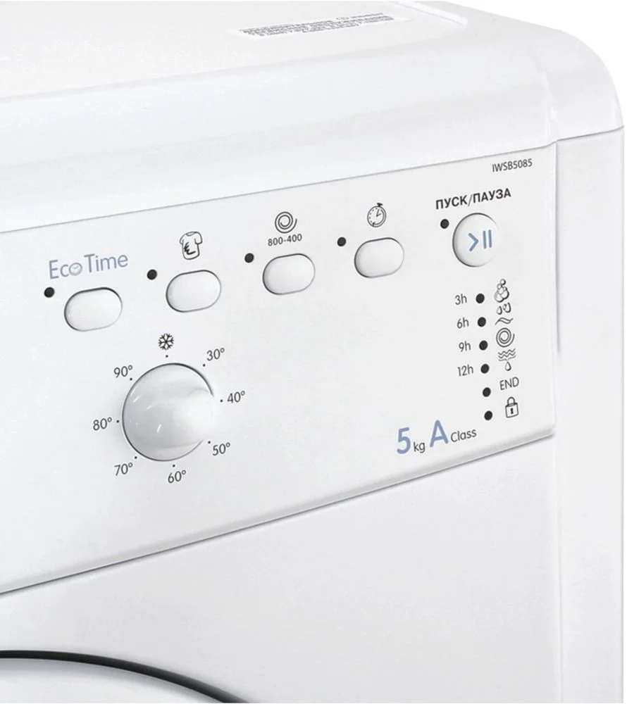 Стиральная машина Indesit IWSB 5085 (CIS) (42 см / 5кг / 800об / Eco Time / A)-3
