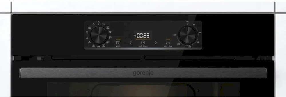 Духовой шкаф Gorenje BPS6737E14BG (Essential / чёрный / SilverMatte / IconLED / GentleBake / AirFry / телескоп / пиролиз)-6