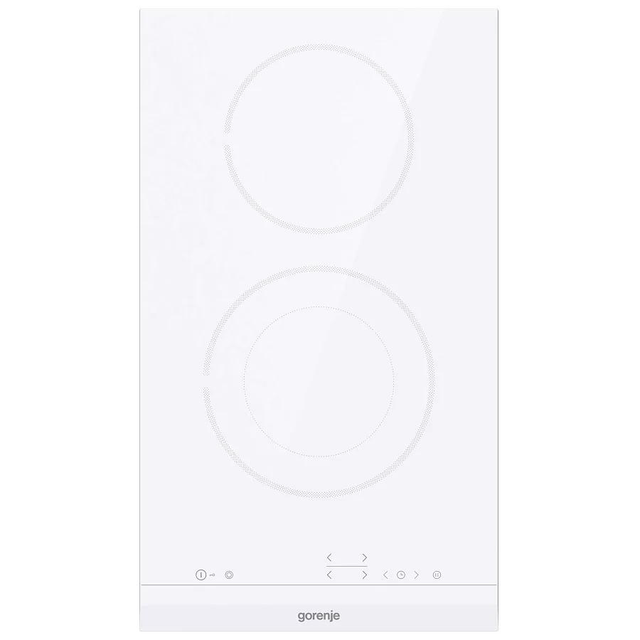 Поверхность электрическая Gorenje ECT322WCSC (Essential / белый / 2 конфорки / стеклокерамика / STOP&GO)-1