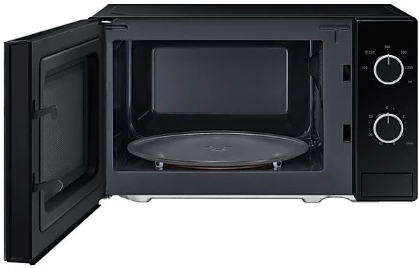 Микроволновая печь Samsung MS20A3010AL/BA (20 л, 700 Вт, переключатели поворотный механизм, чёрный)-1