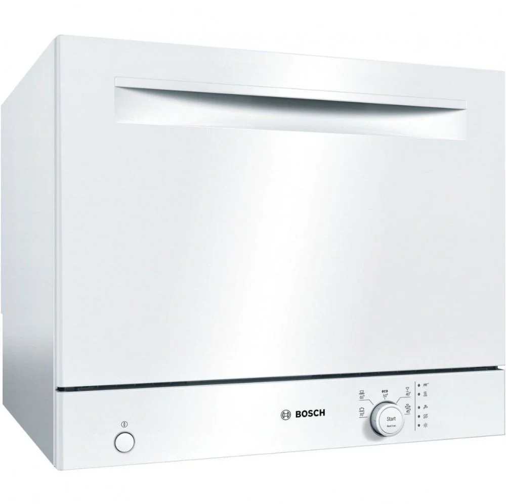 Машина посудомоечная отдельностоящая компактная Bosch SKS50E42EU (Serie2 / 6 комплектов / AquaStop / Белая)-0