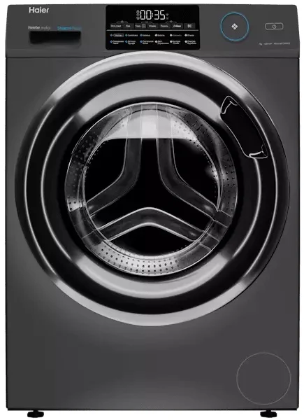 Стиральная машина Haier HW70-BP12959DE (39,4-45,4см / 7кг / 1200об / пар / ABT / Smart Dual Spray / Auto weighing / Invertor / A+++ / Серебро)-0