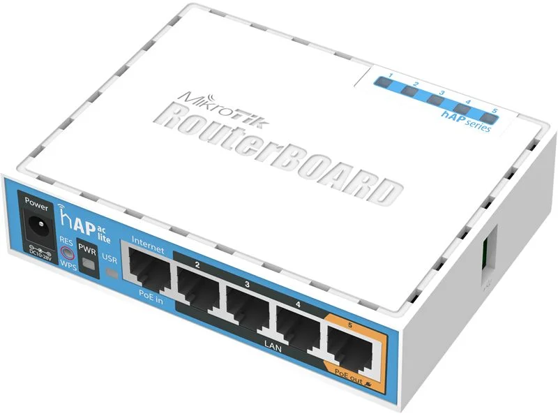 Маршрутизатор Mikrotik hAP ac lite (RB952Ui-5ac2nD) AC750 Wi-Fi двухдиапазонный MU-MIMO роутер с поддержкой 3G/4G модемов и USB-портом-0
