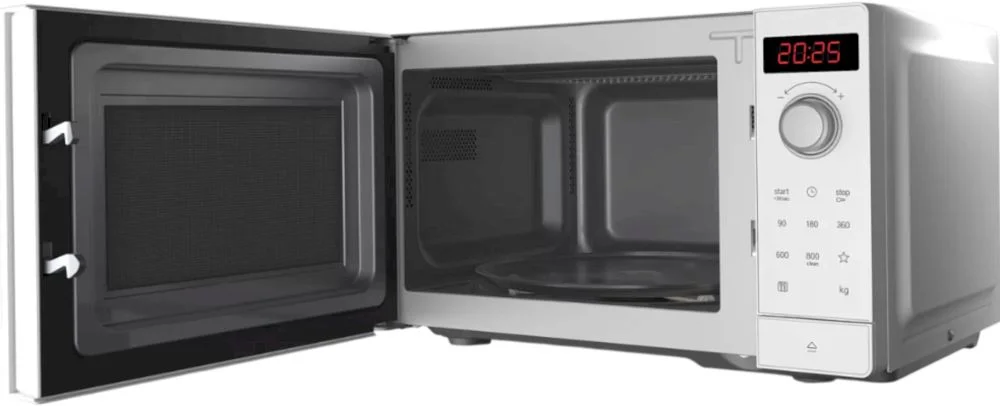Микроволновая печь BOSCH FFL023MW0 (20 л, 800 Вт, переключатели поворотный механизм, сенсор, дисплей, белый)-3