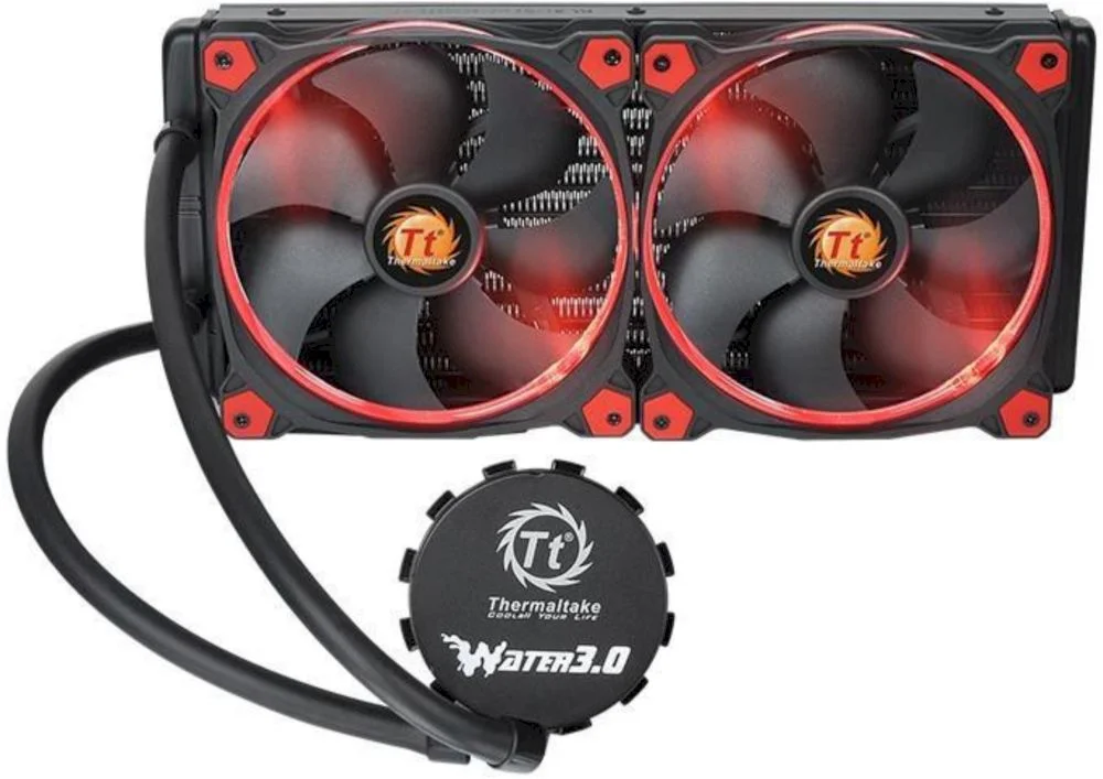 Водяное охлаждение Thermaltake Floe Riing Red 280 Premium Soc-1700/AM5/AM4/1151/1200  CL-W138-PL14RE-A -0