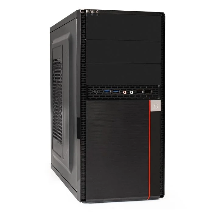 DSP Корпус ExeGate MA-371X-UN500 (mATX, 3*5,25",3*3.5"int, 1*2.5" UN500 с вент. 12см, 2*USB3,2USB2, аудио, черный), EX277437RUS-0