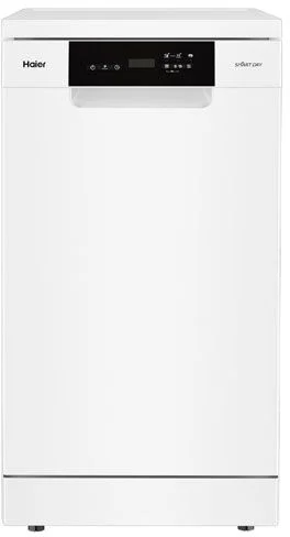 Машина посудомоечная отдельностоящая 45 см Haier HDWE11-36WE4RU (11 комплектов / 3 полки / Расход воды - 9 л / Белый)-0
