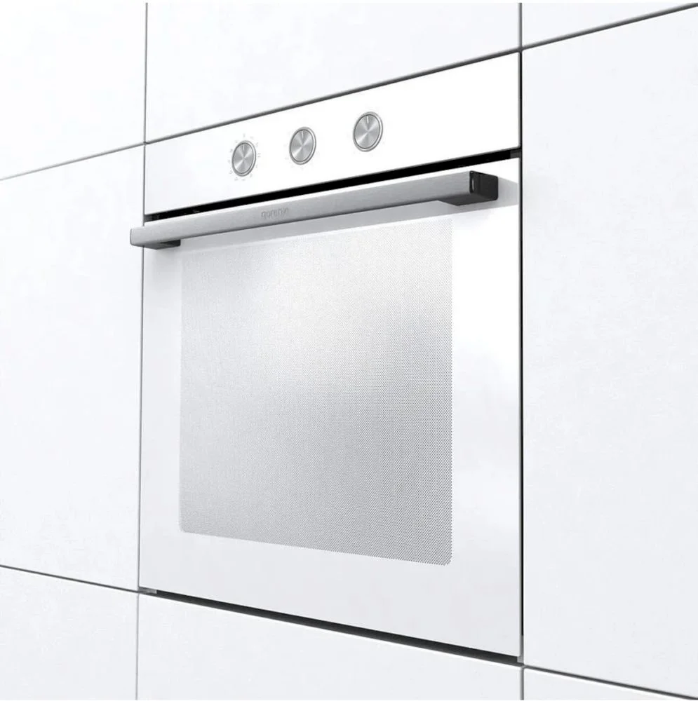 Духовой шкаф Gorenje BO6725E02WG (Essential / 77 л / до 300 °C / Белый, стекло / AquaClean / PerfectGrill / съемные направляющие / А)-4