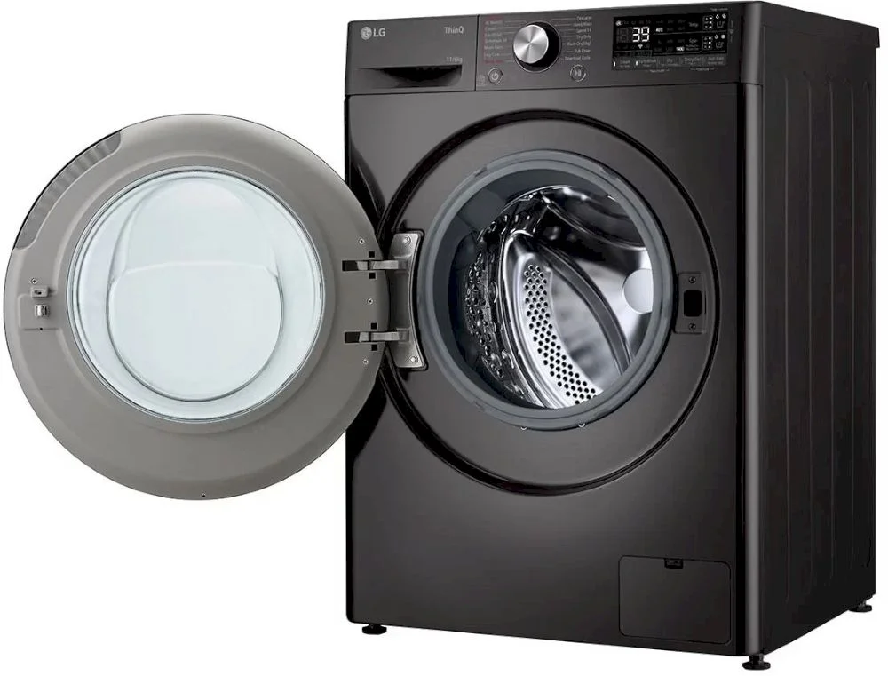 Стирально-сушильная машина LG F4DR711S2BA (56.5см /11кг/6кг/ 1400об / пар / AI DD / TurboWash™360 / Wi-Fi / Inverter Direct Drive / A+++ / Чёрная)-5