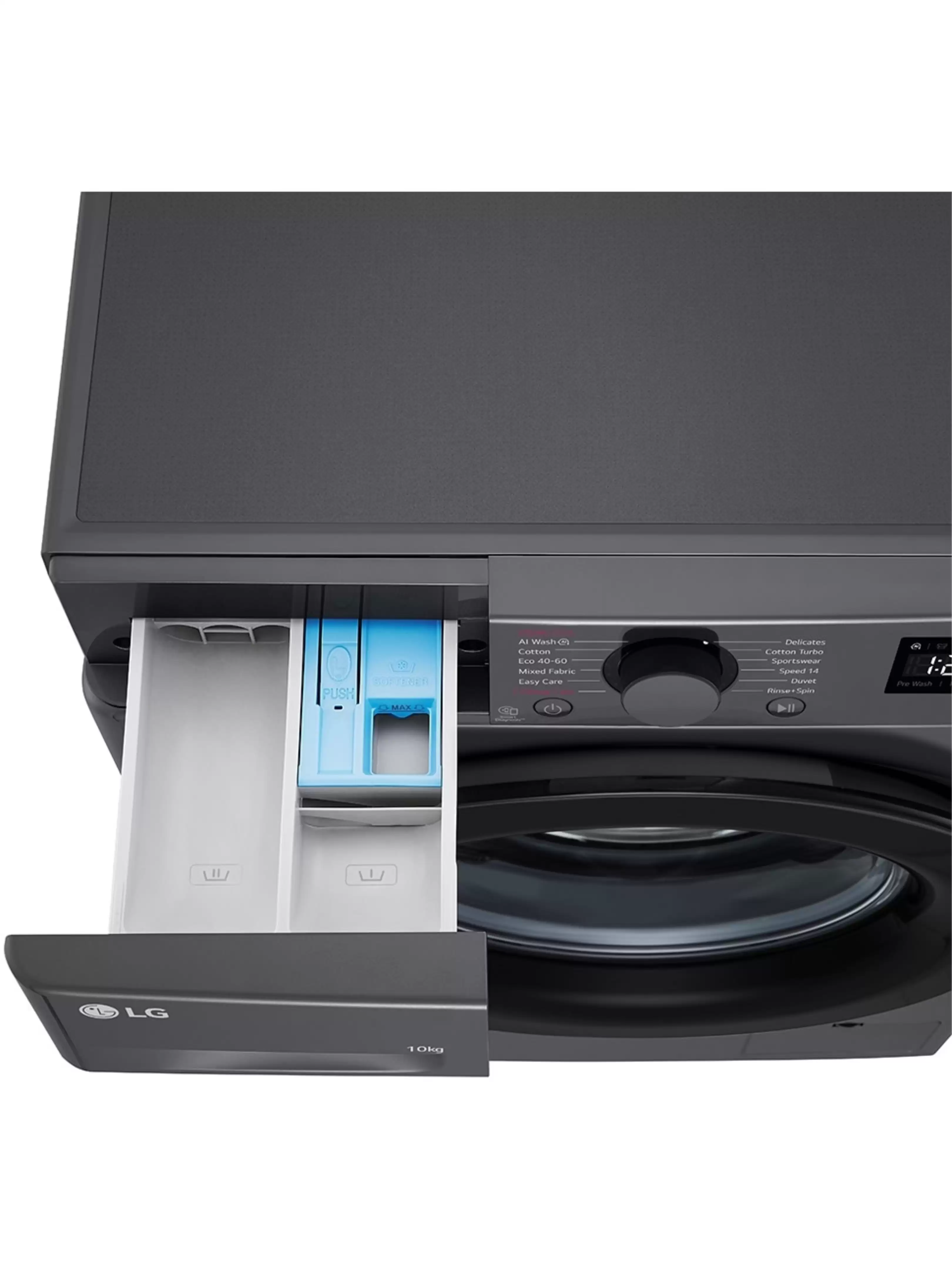 Стиральная машина LG F4WR510SBM (56,5см / 10кг / 1400об / пар / AI DD / Steam / Smart Diagnosis / Inverter Direct Drive / A+++ / Чёрная)-6