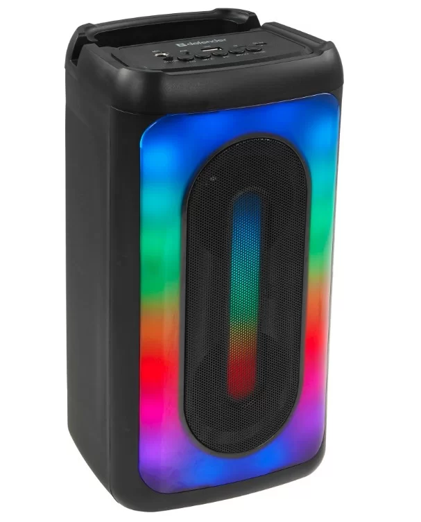 Беспроводная портативная колонка Defender Concerto / 20W / USB / Bluetooth / LED подсветка / караоке-0