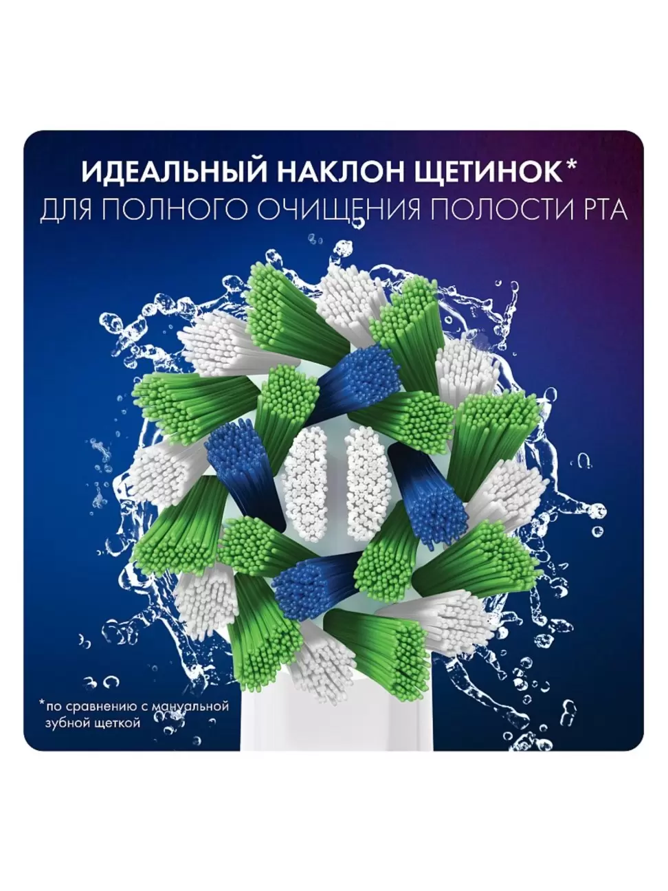 Насадка для зубных щеток Braun Oral-B Cross Action CleanMaximiser EB50RB (6 шт)-6