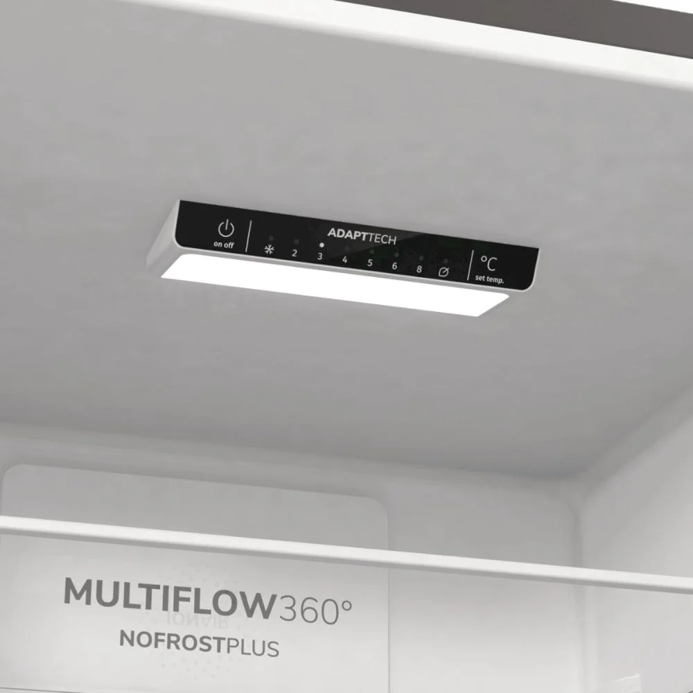 Холодильник Gorenje NRK6191ES4 (Essential / Объем - 302 л / Высота - 185см / A+ / Серебристый / No Frost)-2
