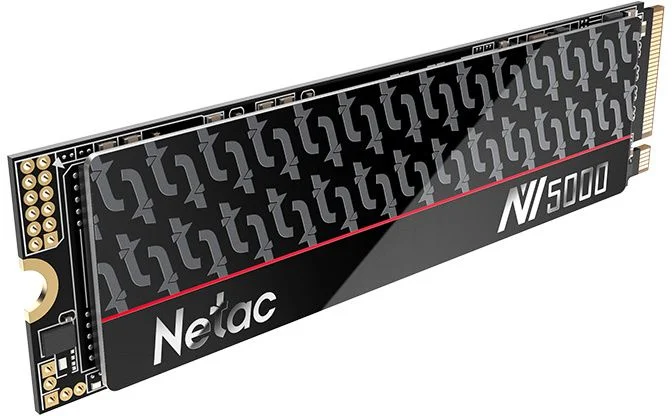 Жесткий диск SSD M.2 500 ГБ Netac NV5000-t NVMe PCI-E 4.0 x4, TLC, R4800/W2700 МБ/с, 2280, 320 TBW (NT01NV5000t-500-E4X)-0