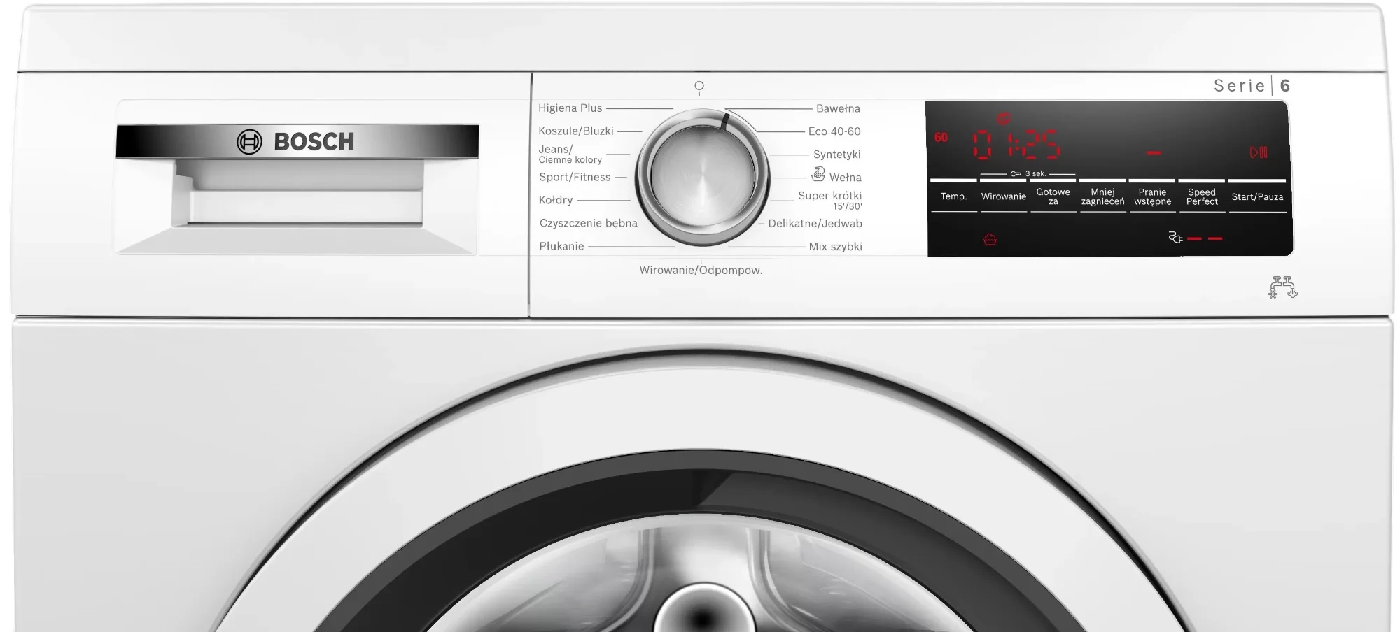 Стиральная машина Bosch WUU28T10PL (Serie6 / 59-63,2см / 9кг / 1400об / BiThermal / SpeedPerfect / IronAssist / EcoSilence Drive / Higiena Plus /A+++)-3