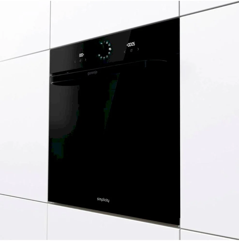 Духовой шкаф Gorenje BOS6737SYB (Simplicity 2.1 / Черный / SilverMatte / IconLED / GentleBake / AirFry / AquaClean / CompactDoor)-5