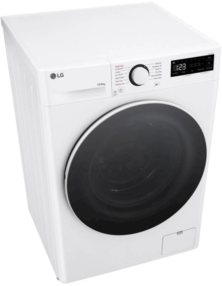 Стирально-сушильная машина LG F4DR510S0W (56.5см / 10кг / 6кг / 1400об / пар / AI DD / TurboWash™360 / Inverter Direct Drive / A+++)-7