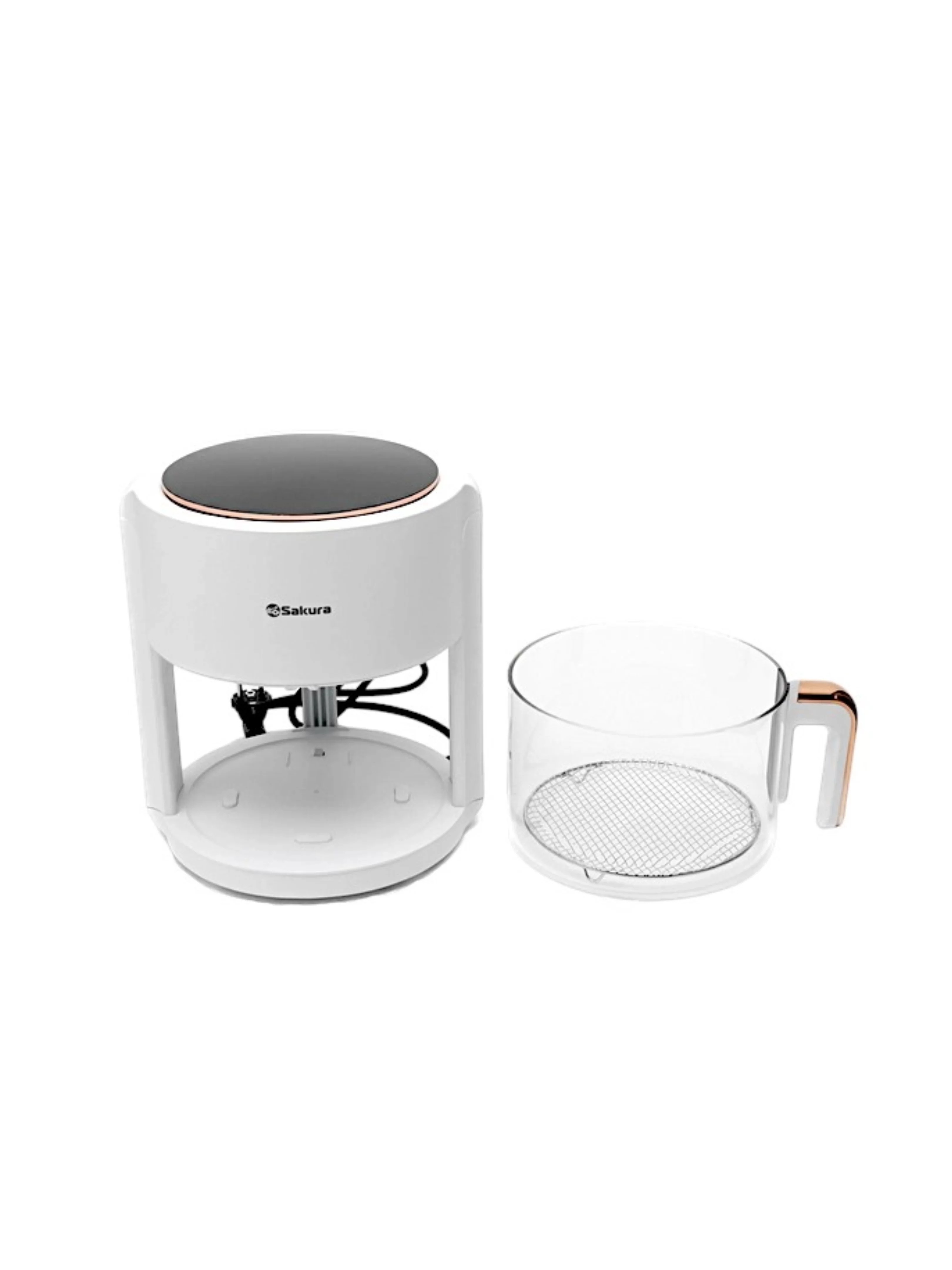 Аэрогриль Sakura SA-7673 (1300 Вт, 5 л, упр. - сенсорное, программ - 10, таймер на - 60 мин)-4