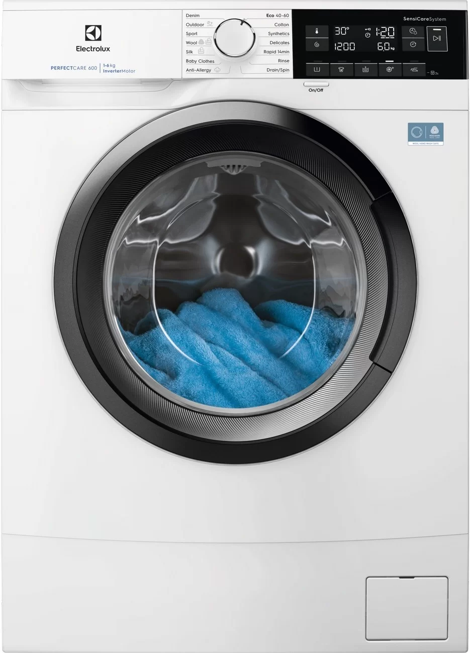 Стиральная машина Electrolux EWS6326DE (PerfectCare 600 / 37.8-41,1см / 6кг / 1200об / TimeManager / А+++)-0