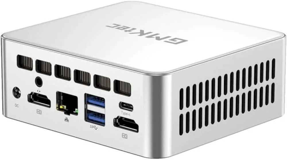 Мини компьютер GMKtec M3 i5-12450H(16GB DDR4 + 512GB SSD, WIN 11 Pro, EUPower Supply, Silver)-1