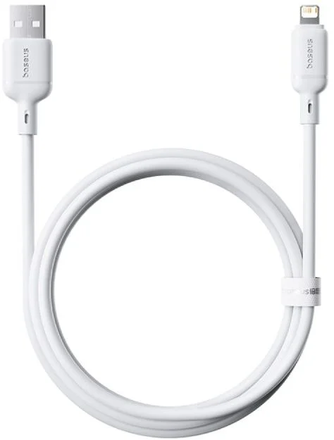 Кабель Baseus Silky Series Lightning - USB, 1м, Белый-0