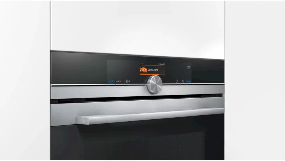 Духовой шкаф-пароварка Siemens CS636GBS2 (iQ700 / 47 л / до 250 °C / Нерж. / Резервуар для воды - 1 л / Сенсорный дисплей)-3