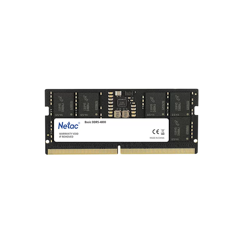 Память DDR5 SODIMM 16Gb 4800MHz Netac Basic NTBSD5N48SP-16-0