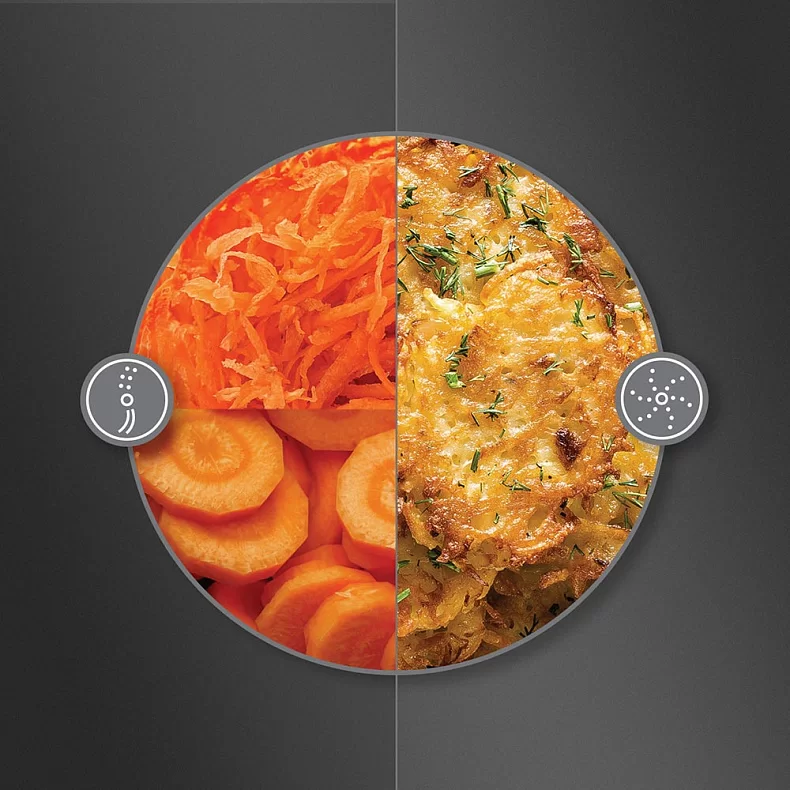 Блендер Redmond BH407 (1500 Вт / скоростей 5 / турборежим / венчик, измельчитель, стакан, комбайн, шинковка, нарезка кубиками)-7