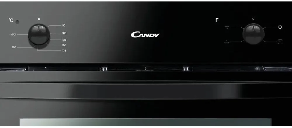 Духовой шкаф Candy FCS100N (Smart / 71 л / до 245 °C / Чёрный, эмаль / Гриль / Рельефные направляющие / A)-2