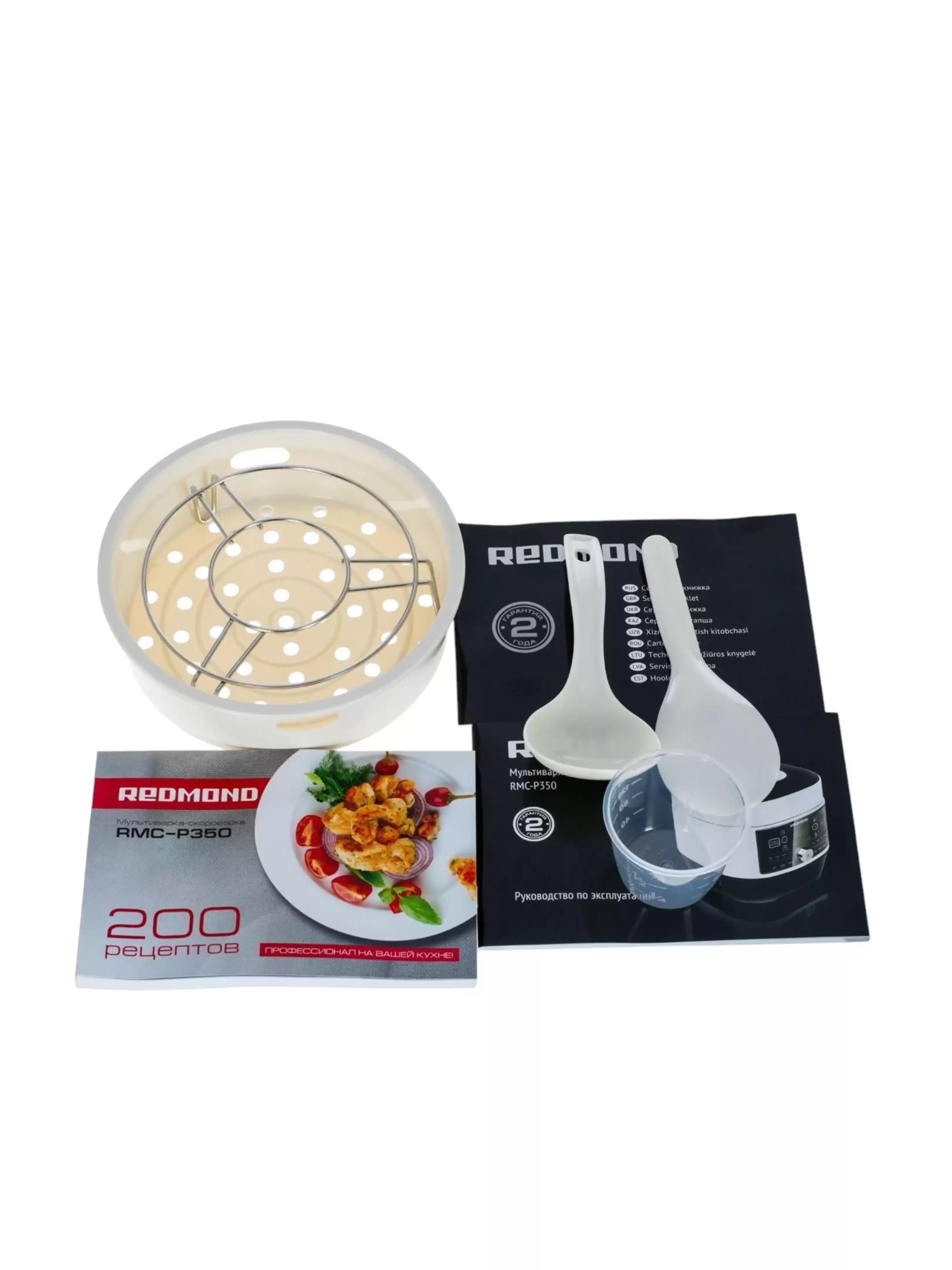 Мультиварка-скороварка Redmond RMC-P350 (5 л / 900 Вт / 14 программ / сенсор / поддержание тепла, отложенный старт)-9