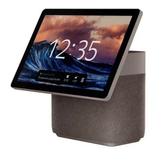 Умная колонка Яндекс Станция Дуо Макс с Zigbee с голосовым помощником Алиса, бежевый-0