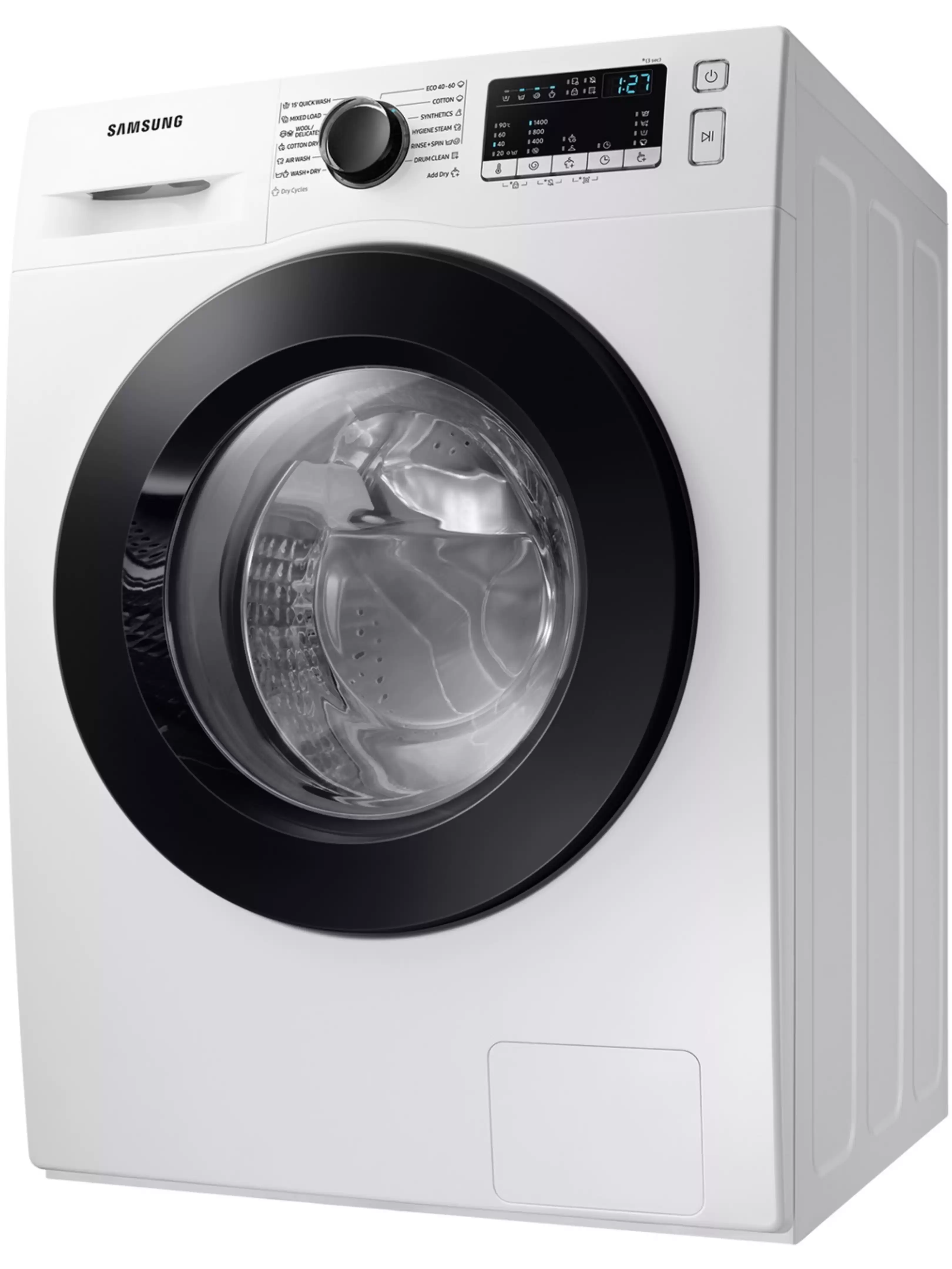 Стирально-сушильная машина Samsung WD80T4046CE/LE (60см / 8кг / 5кг / 1400об / пар / Air Wash / EcoBubble™ / AddWash  / AirWash / Digital Invertor)-6