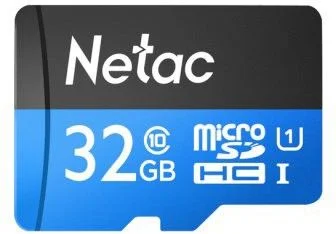 Память micro Secure Digital Card  32Gb class10 Netac / без адаптера SD /NT02P500STN-032G-S/-0