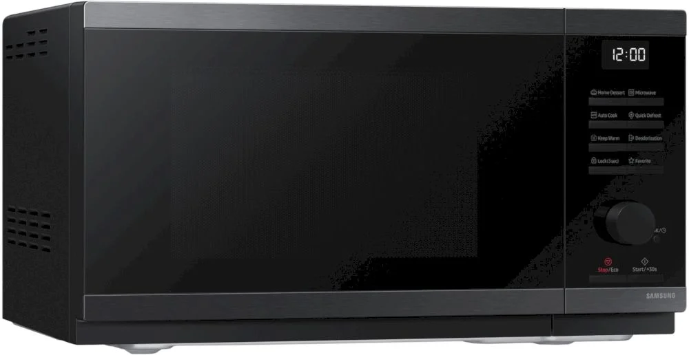 Микроволновая печь Samsung MS23DG4504AGE2 (23 л, 800 Вт, переключатели поворотный механизм, кнопки, дисплей, черный)-1