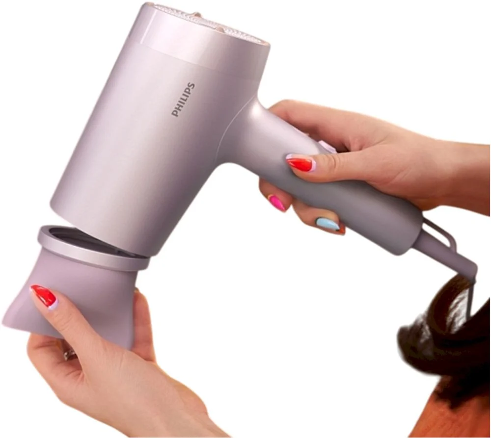 Фен Philips BHD723/10 (полноразмерный / 1800 Вт / 4 режима / холодный воздух / шнур - 2 м / диффузор)-6